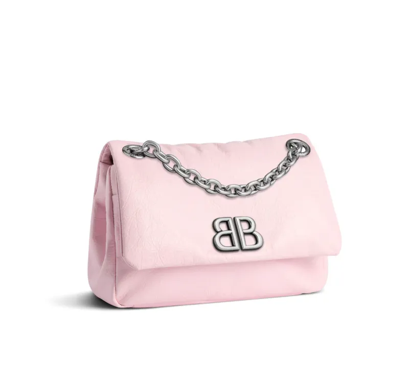 BALENCIAGA Monaco Mini Bag in Petal Pink