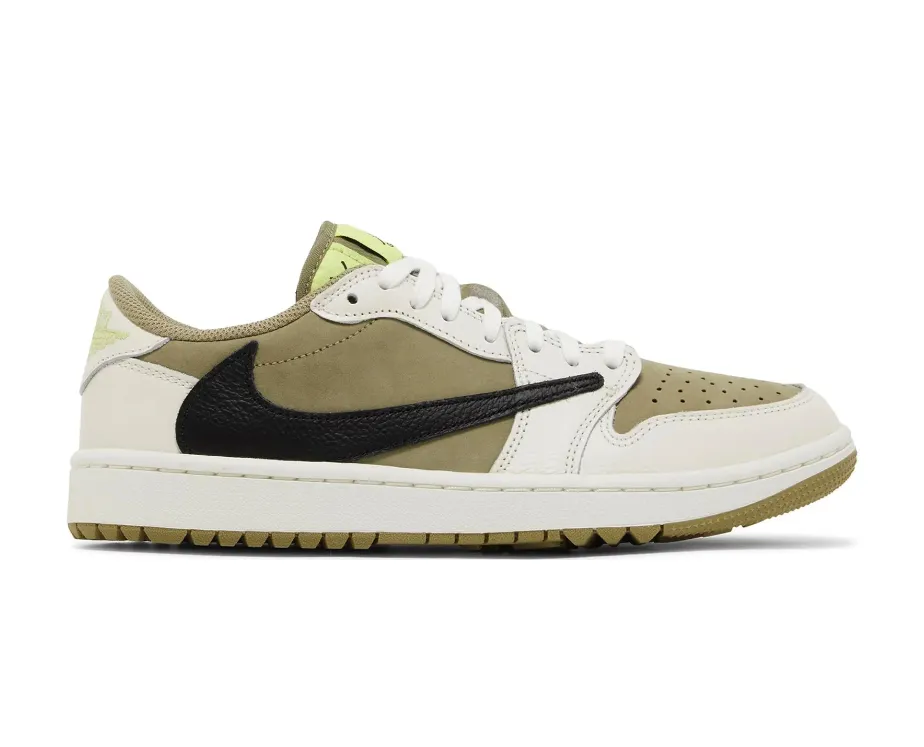 Air Jordan 1 Retro Low Golf Travis Scott Neutral Olive