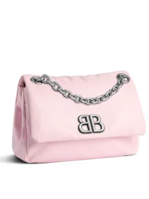 BALENCIAGA Monaco Mini Bag in Petal Pink