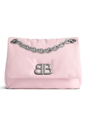 BALENCIAGA Monaco Mini Bag in Petal Pink