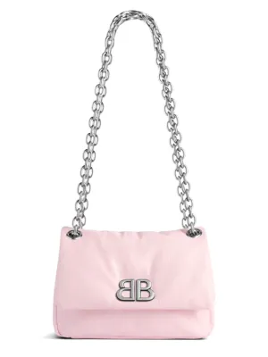 BALENCIAGA Monaco Mini Bag in Petal Pink