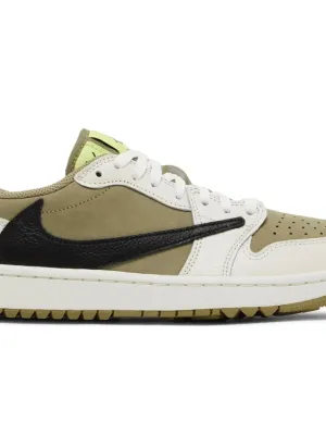 Air Jordan 1 Retro Low Golf Travis Scott Neutral Olive