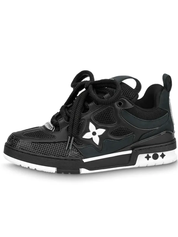Product LOUIS VUITTON LV Skate Sneaker Black Black White Image