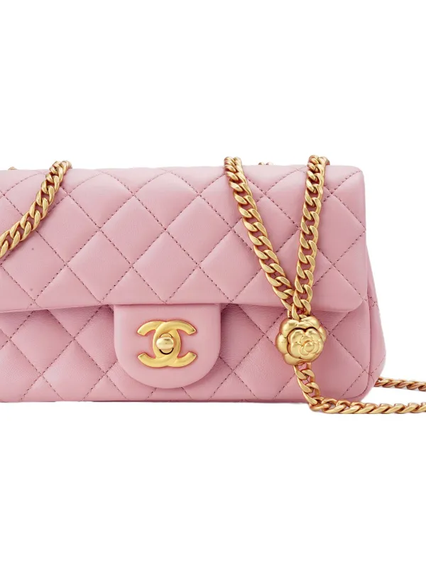Product CHANEL Sheepskin Chain Bag Pink Image